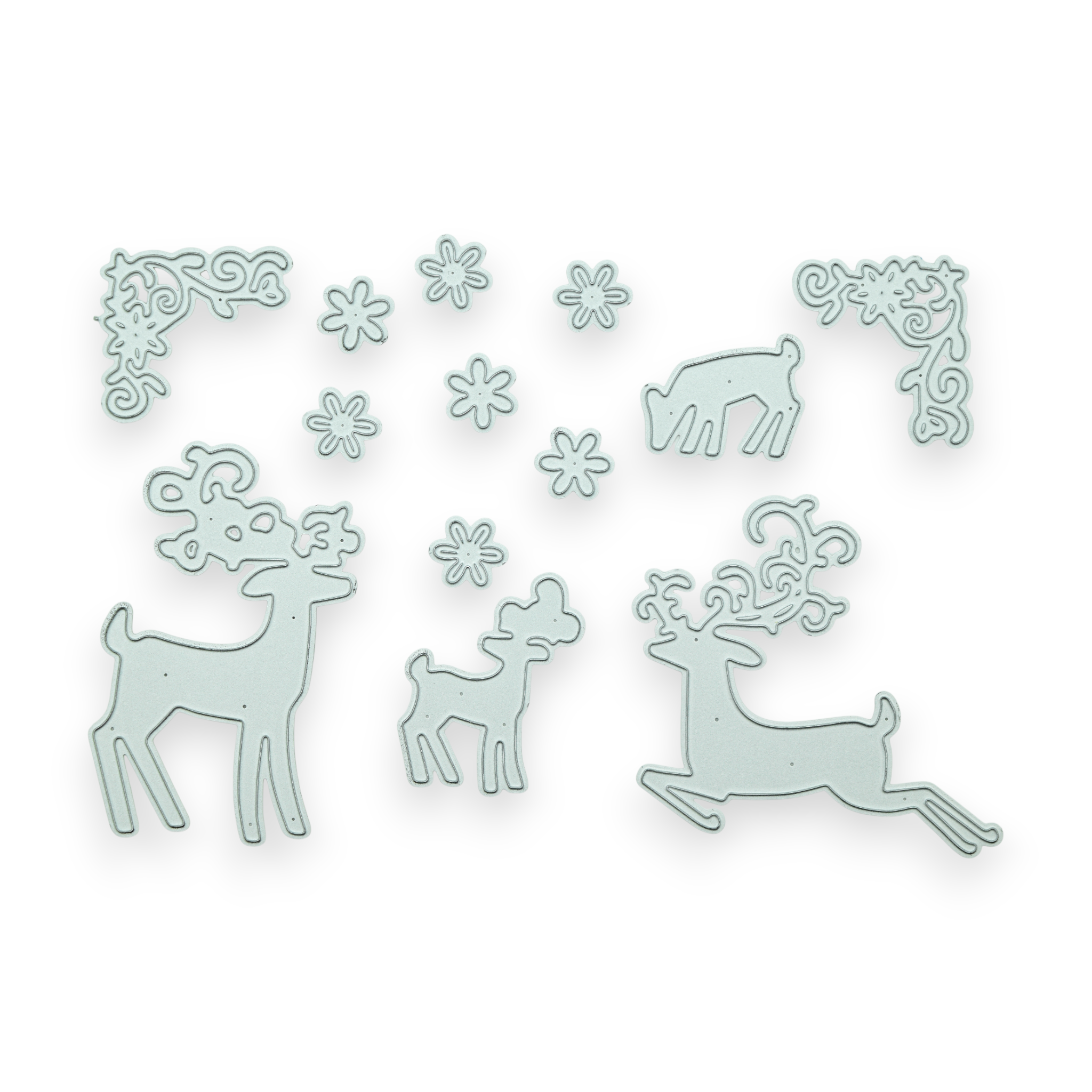 Deer & Flourish - Steel Cutting Die Set